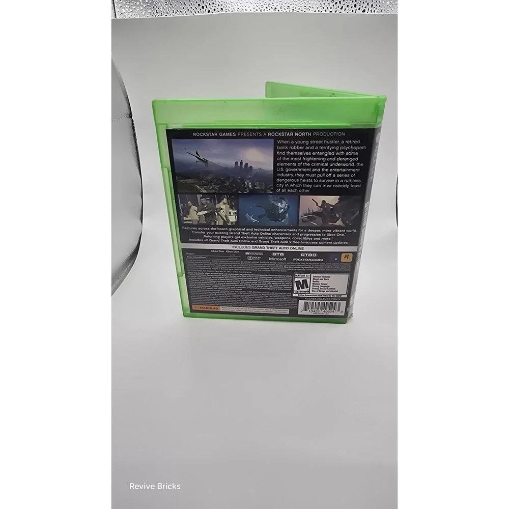 Grand Theft Auto V (Microsoft Xbox One, 2014) CIB Complete W/ Map Tested Working